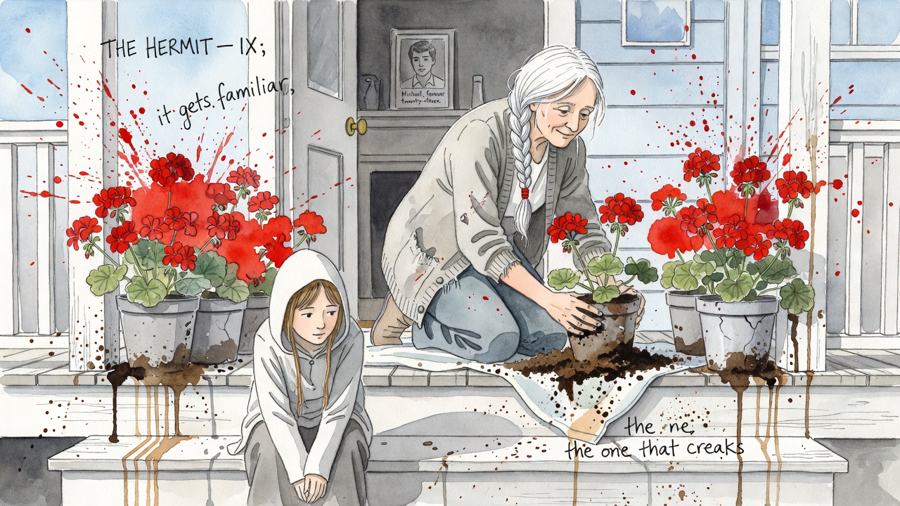 Porch Geraniums