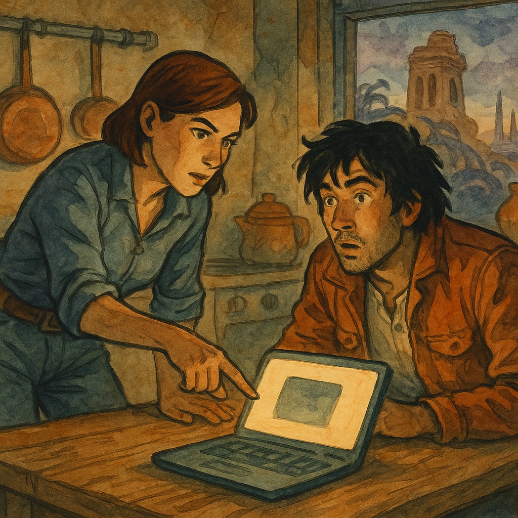 Pointing At The Code Block
